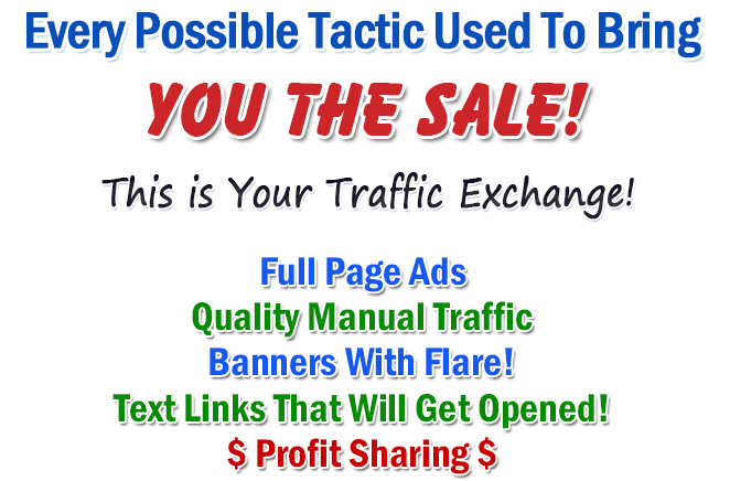 Hot Website Traffic - A Profit Sharing Website traffic site